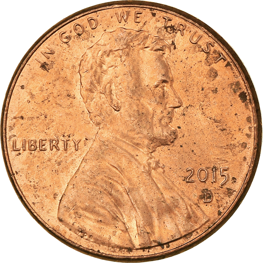 Moneda, Estados Unidos, Cent, 2015
