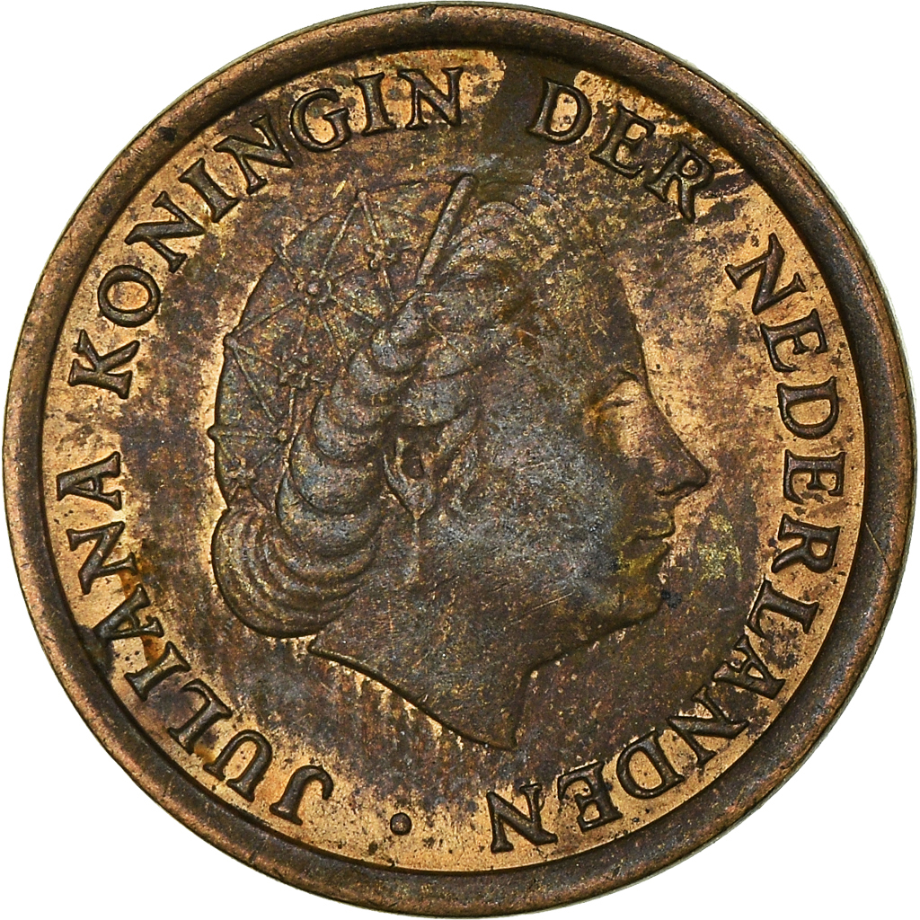 Moneda, Países Bajos, Cent, 1969
