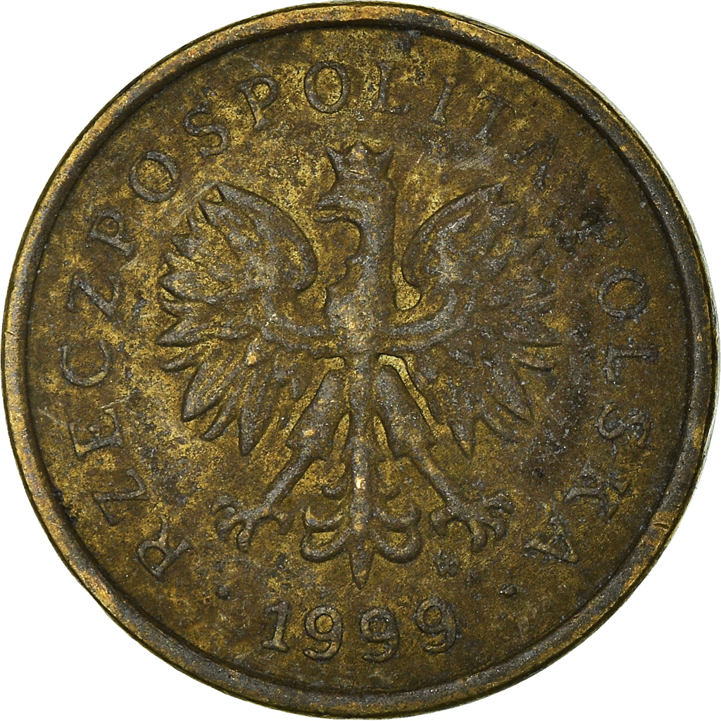 Moneda, Polonia, 2 Grosze, 1999