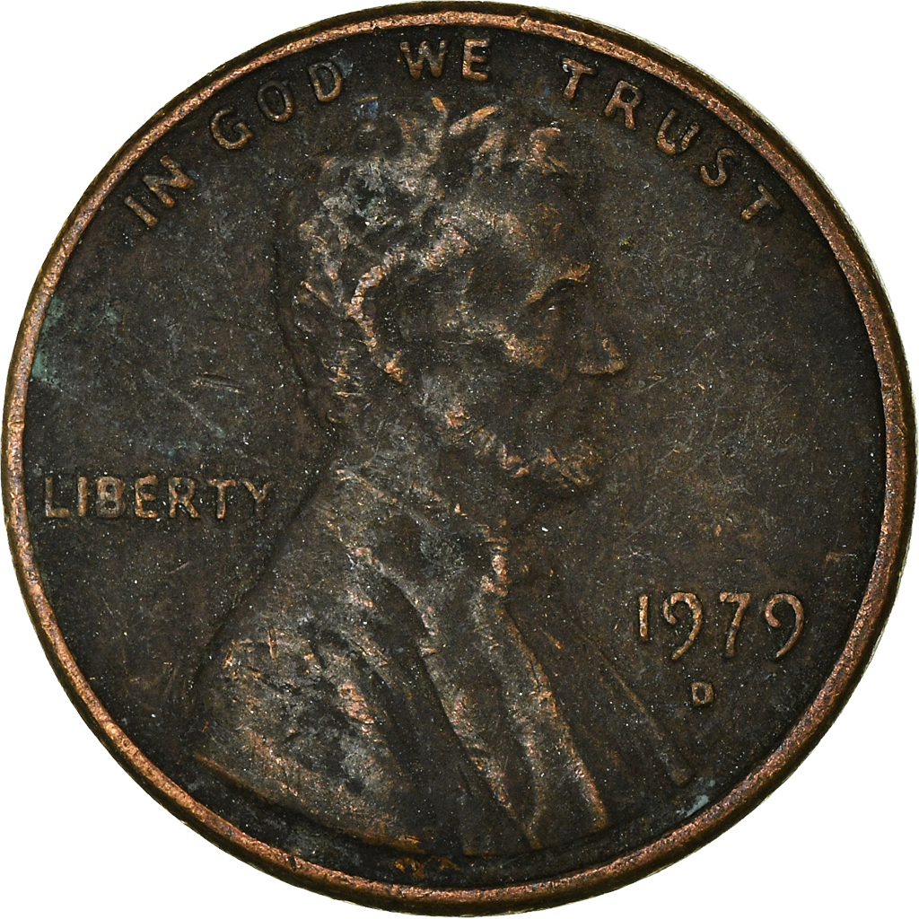 Moneda, Estados Unidos, Cent, 1979