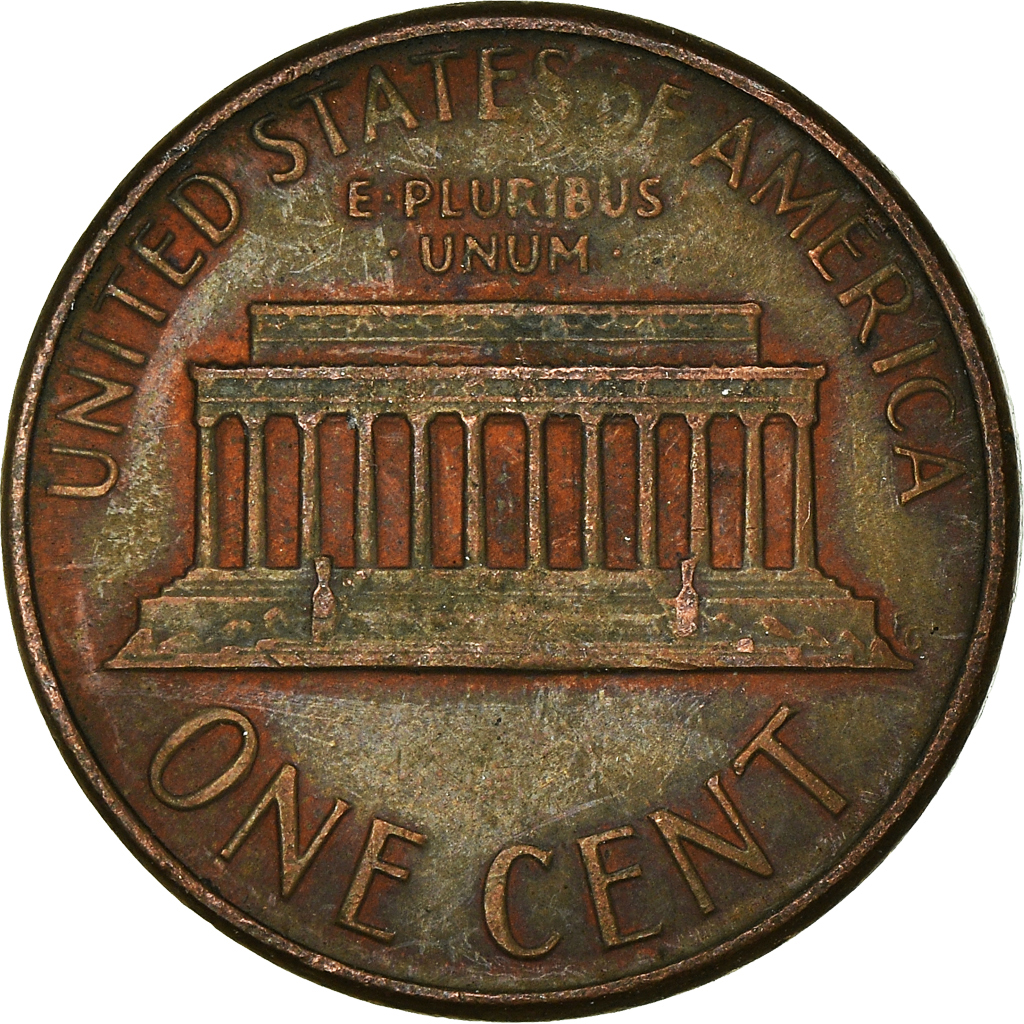 Moneda, Estados Unidos, Cent, 1988