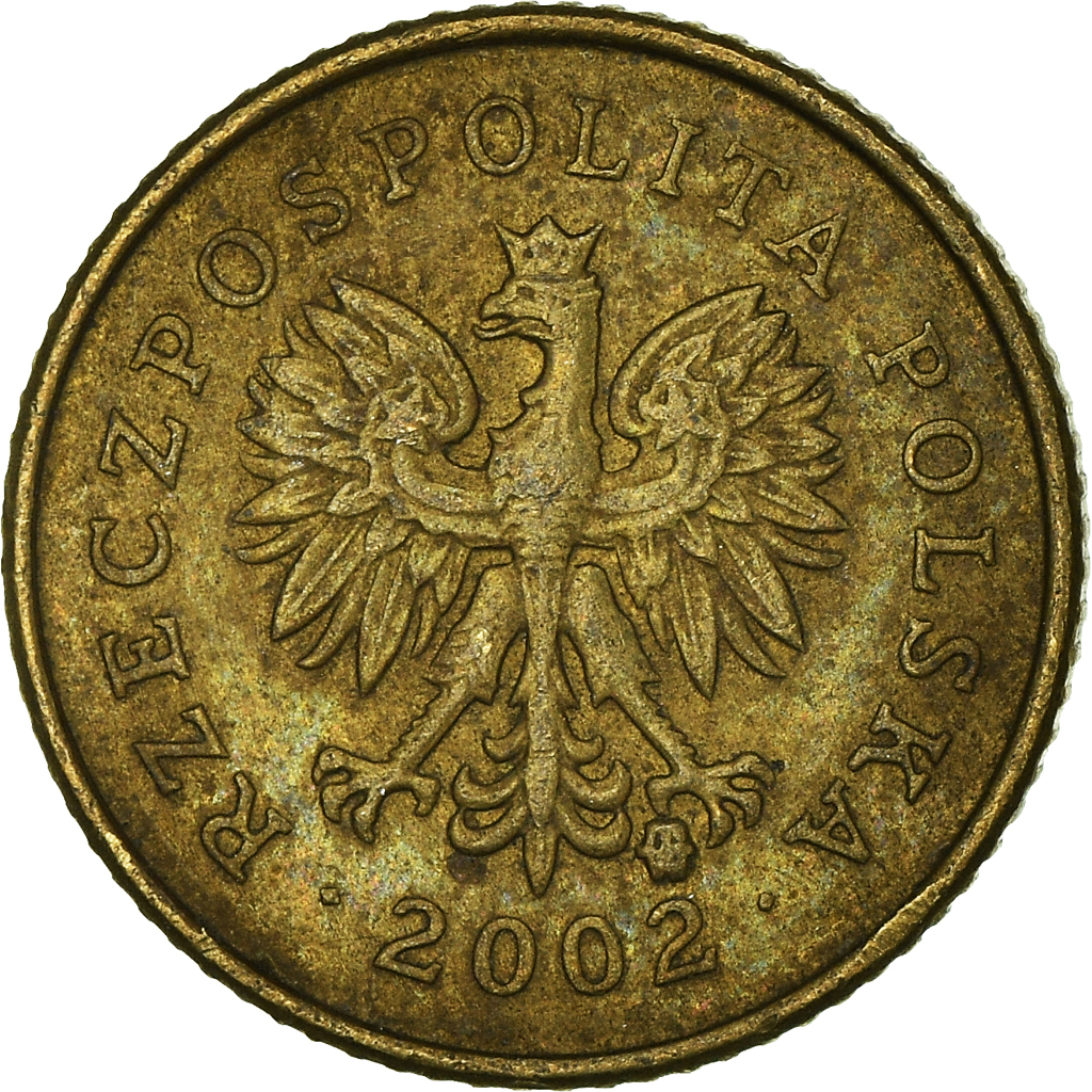 Moneda, Polonia, Grosz, 2002
