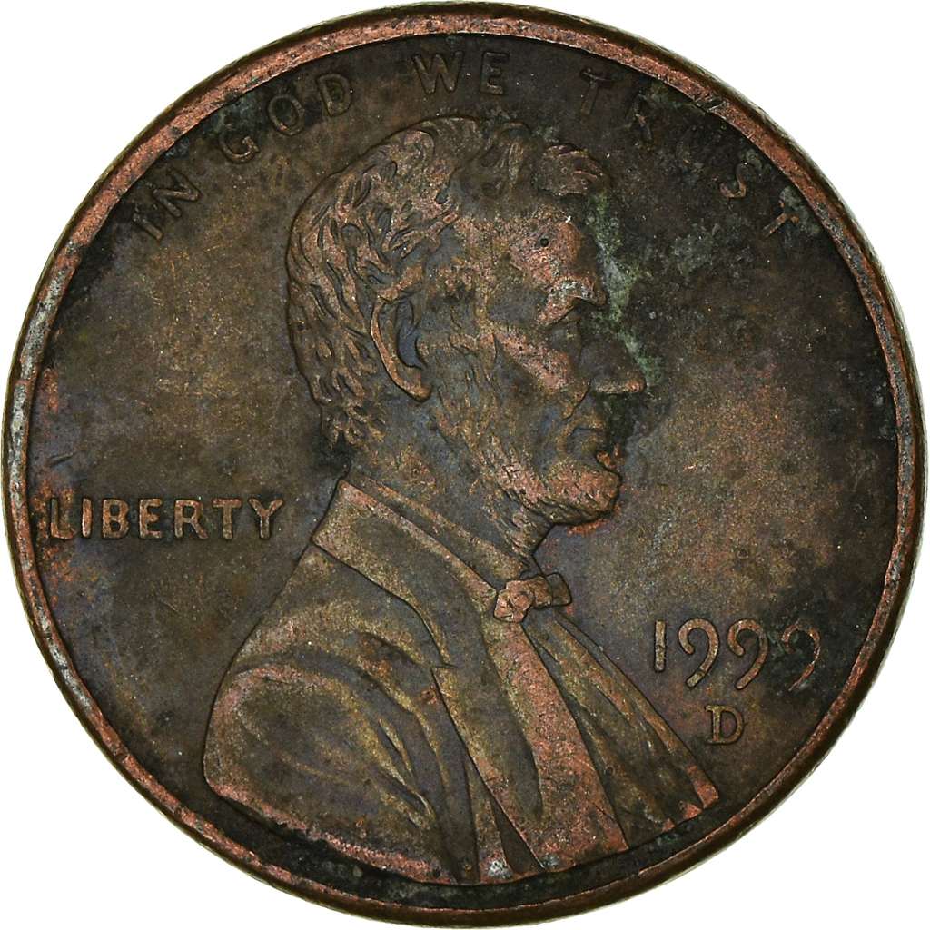 Moneda, Estados Unidos, Cent, 1999