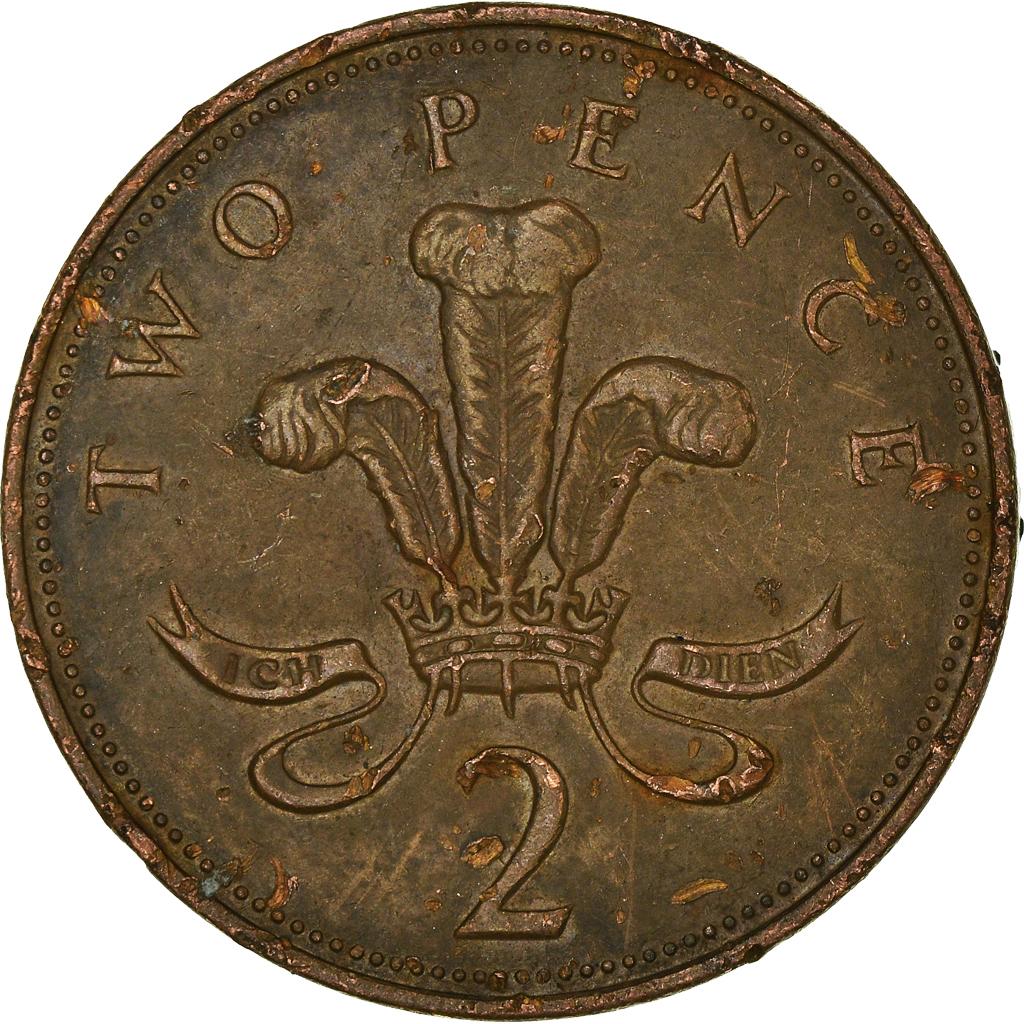 Moneda, Gran Bretaña, 2 Pence, 1999