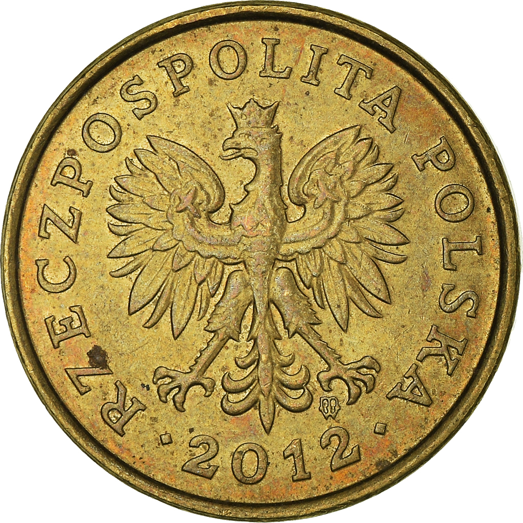 Moneda, Polonia, 2 Grosze, 2012