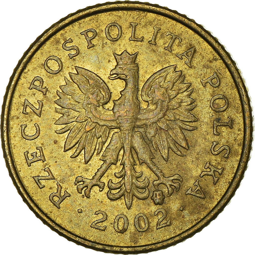 Moneda, Polonia, Grosz, 2002