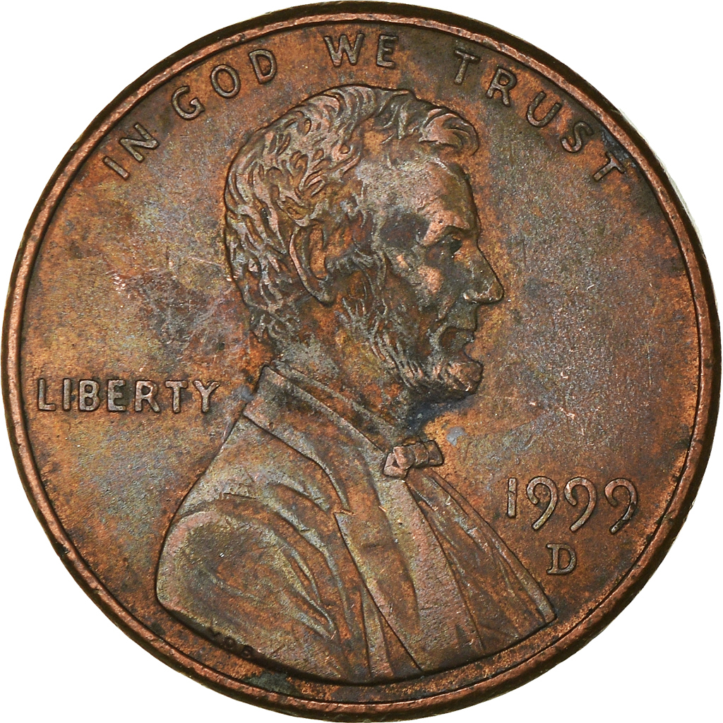 Moneda, Estados Unidos, Cent, 1999