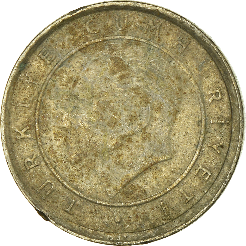 Moneda, Turquía, 5 New Kurus, 2006