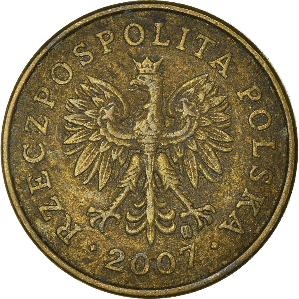 Moneda, Polonia, 2 Grosze, 2007
