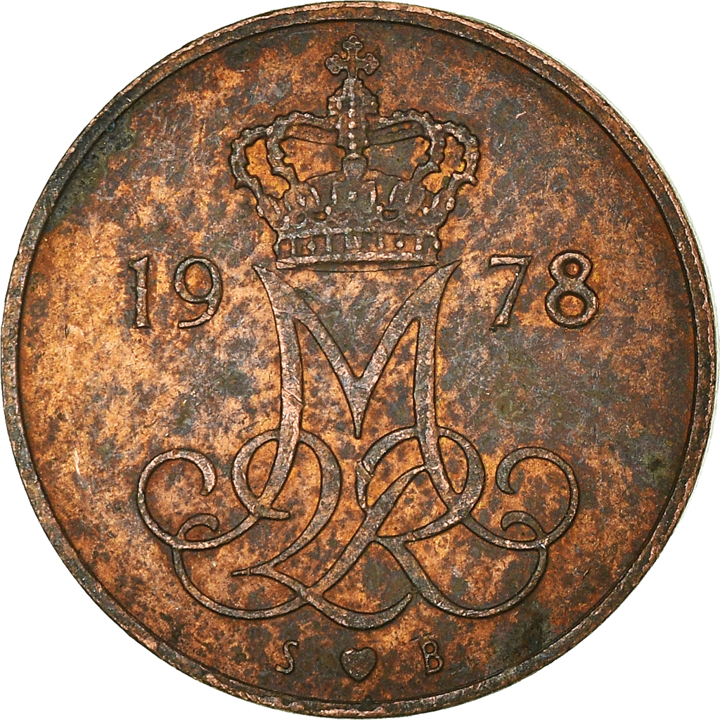 Moneda, Dinamarca, 5 Öre, 1978