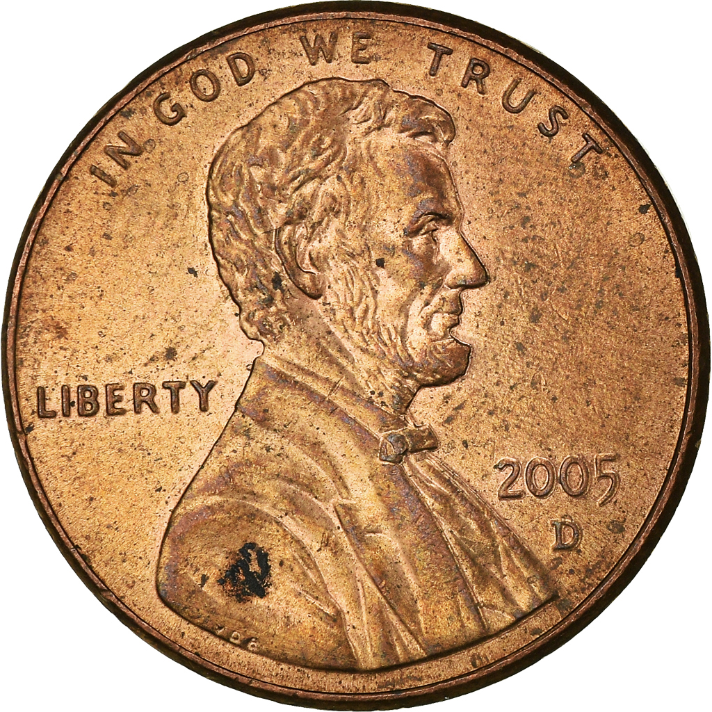 Moneda, Estados Unidos, Cent, 2005