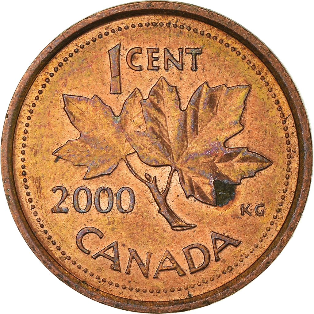 Moneda, Canadá, Cent, 2000