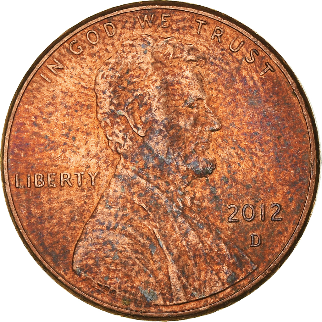 Moneda, Estados Unidos, Cent, 2012