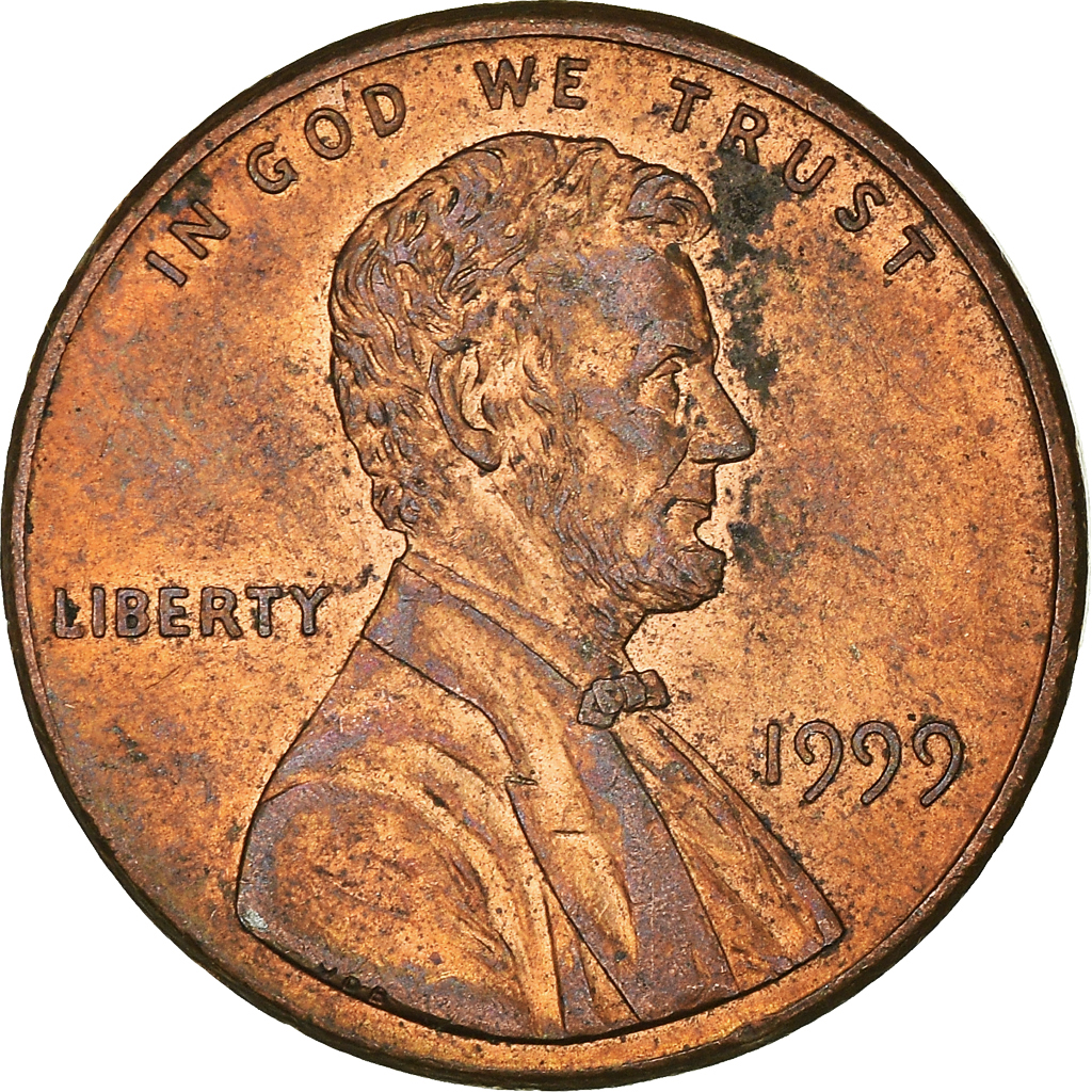 Moneda, Estados Unidos, Cent, 1999