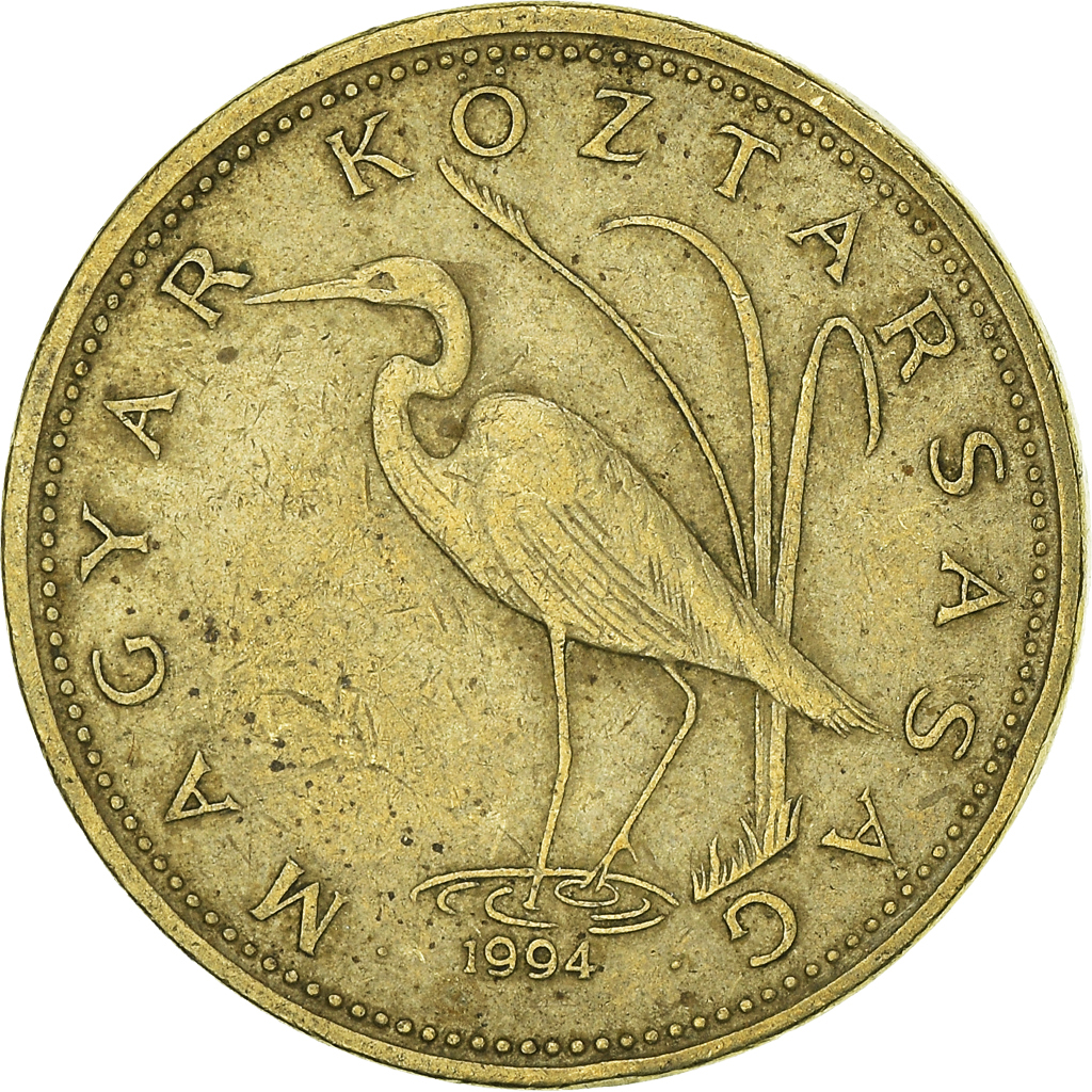 Moneda, Hungría, 5 Forint, 1994