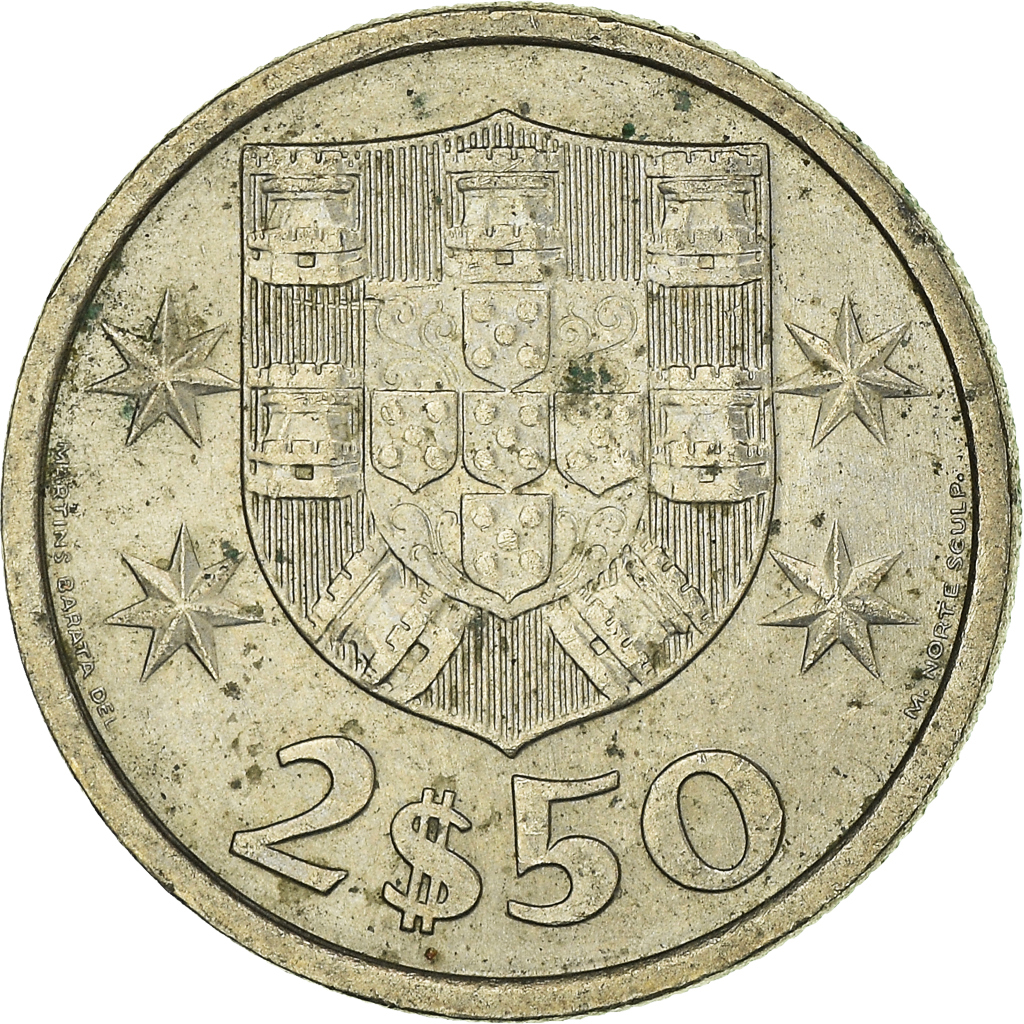 Moneda, Portugal, 2-1/2 Escudos