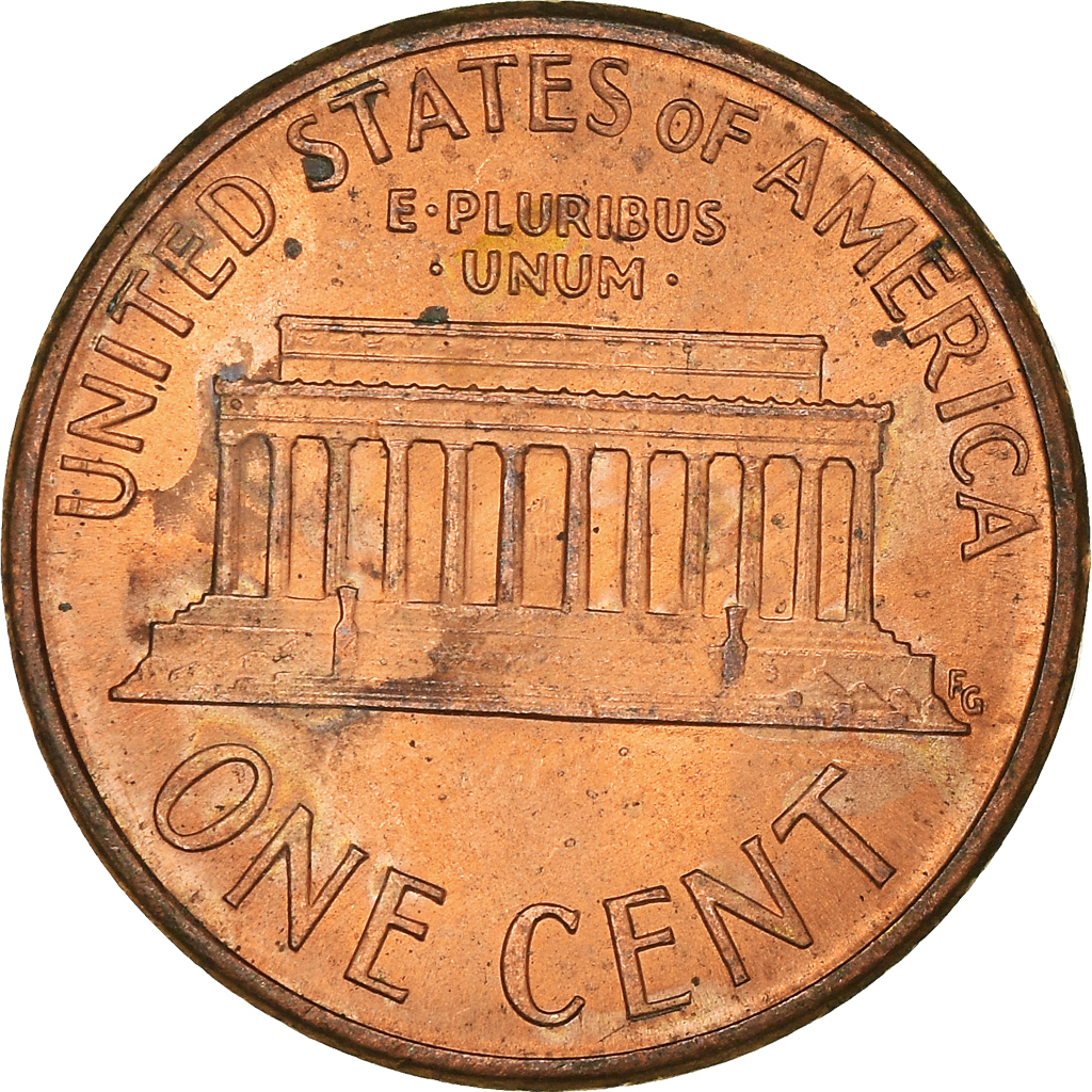 Moneda, Estados Unidos, Cent, 1991