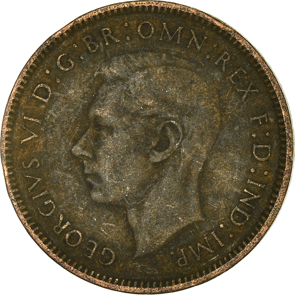 Moneda, Gran Bretaña, Farthing, 1941