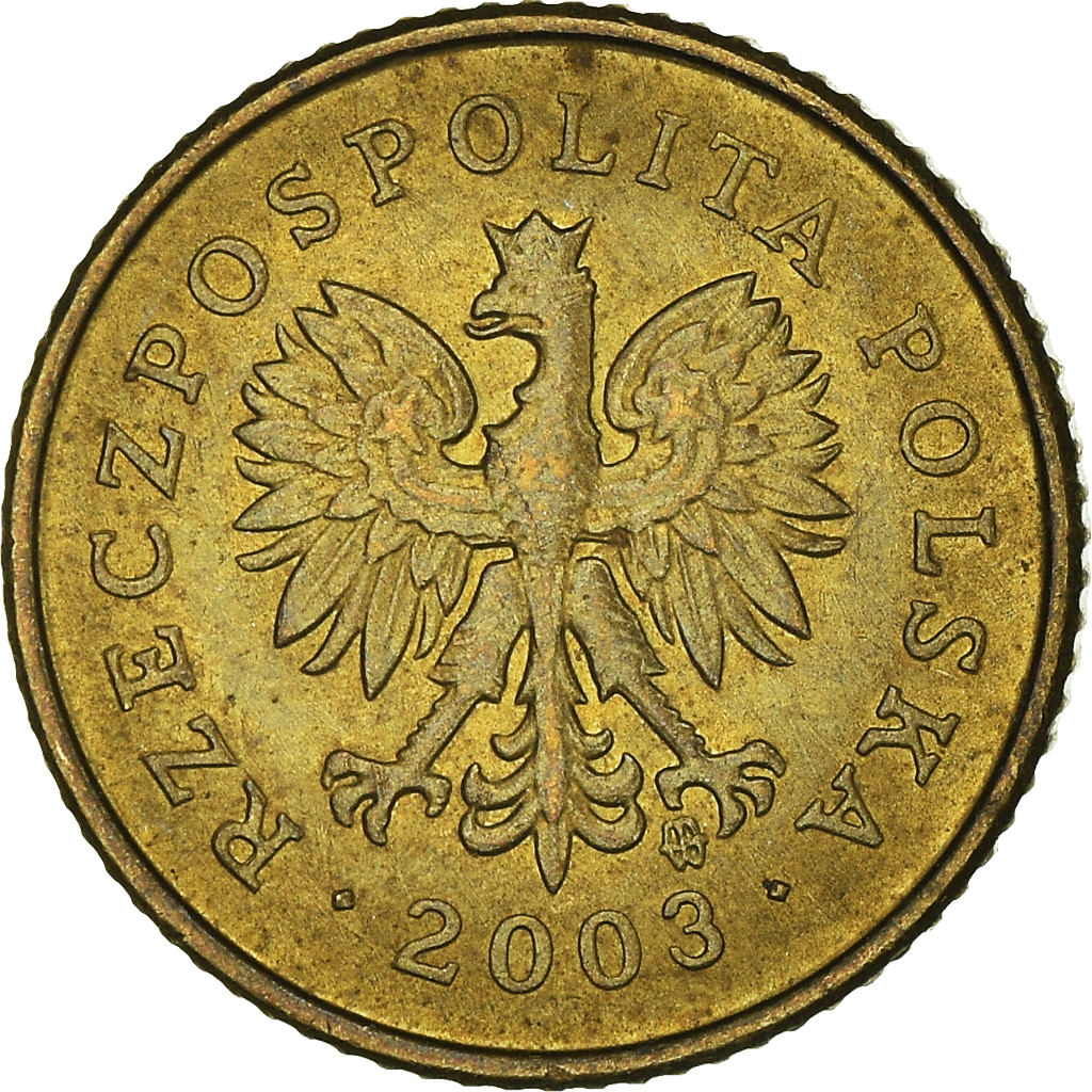 Moneda, Polonia, Grosz, 2003
