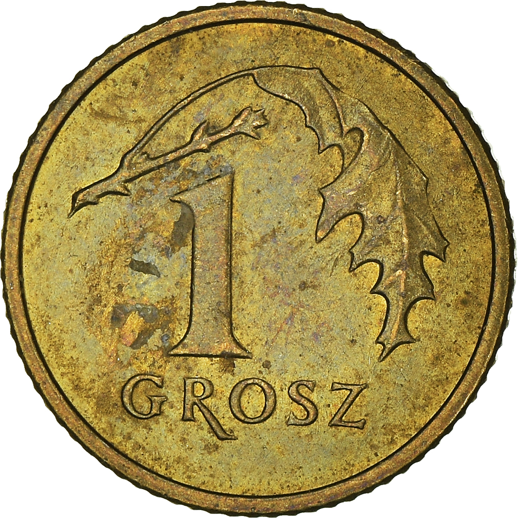 Moneda, Polonia, Grosz, 2003