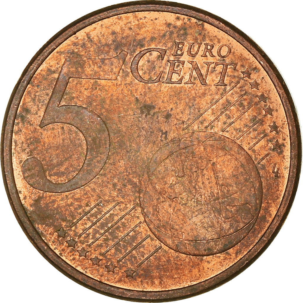 Moneda, España, 5 Euro Cent, 2012