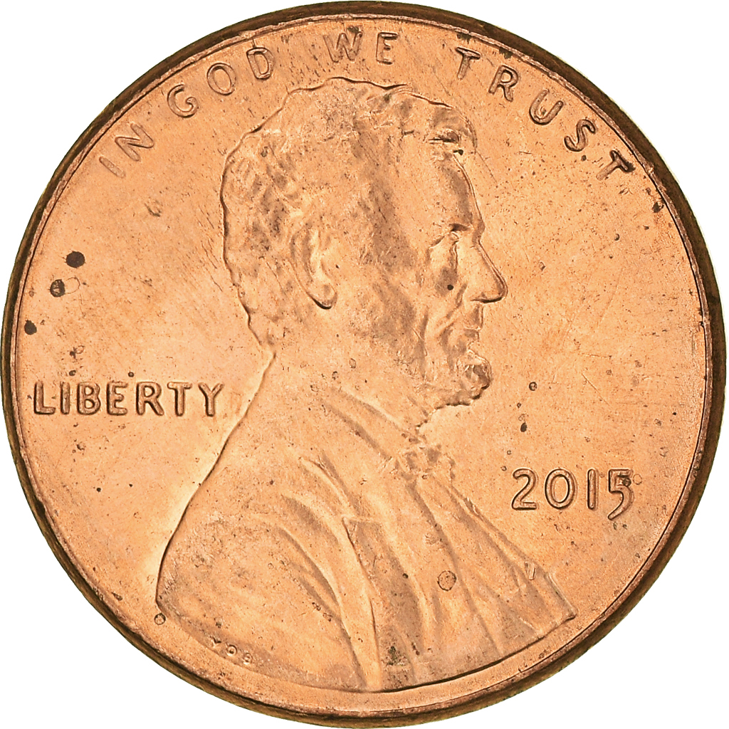 Moneda, Estados Unidos, Cent, 2015