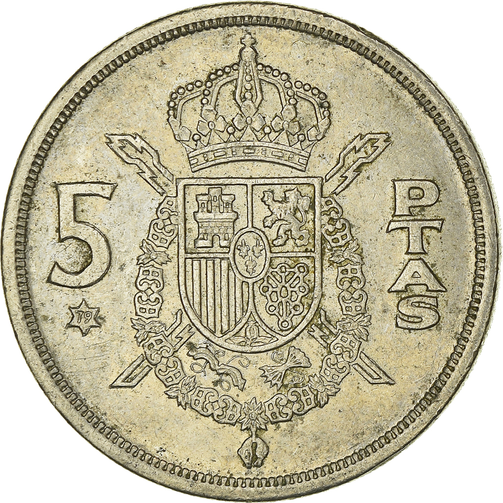 Moneda, España, 5 Pesetas, 1979