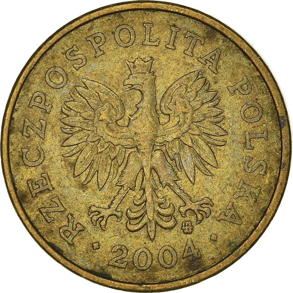 Moneda, Polonia, 2 Grosze, 2004