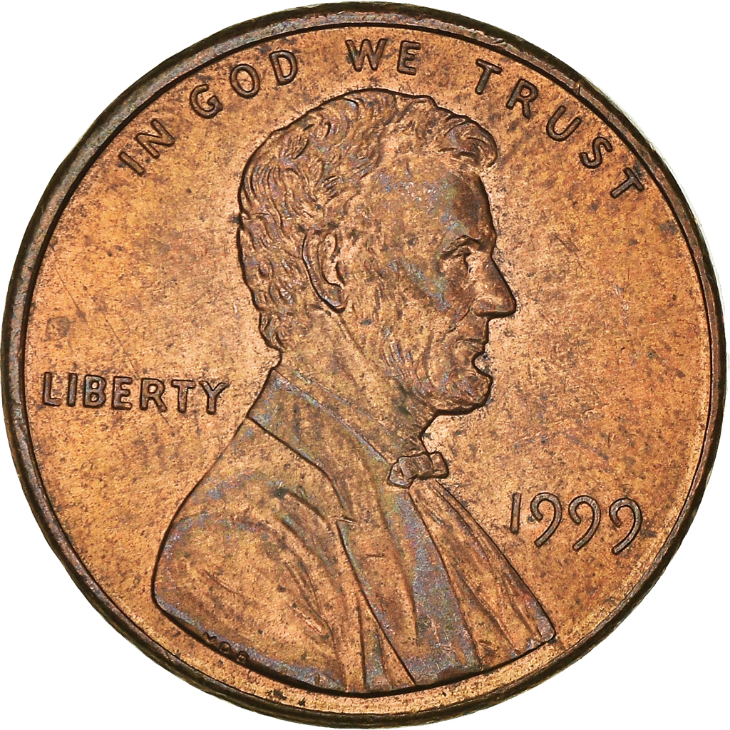 Moneda, Estados Unidos, Cent, 1999