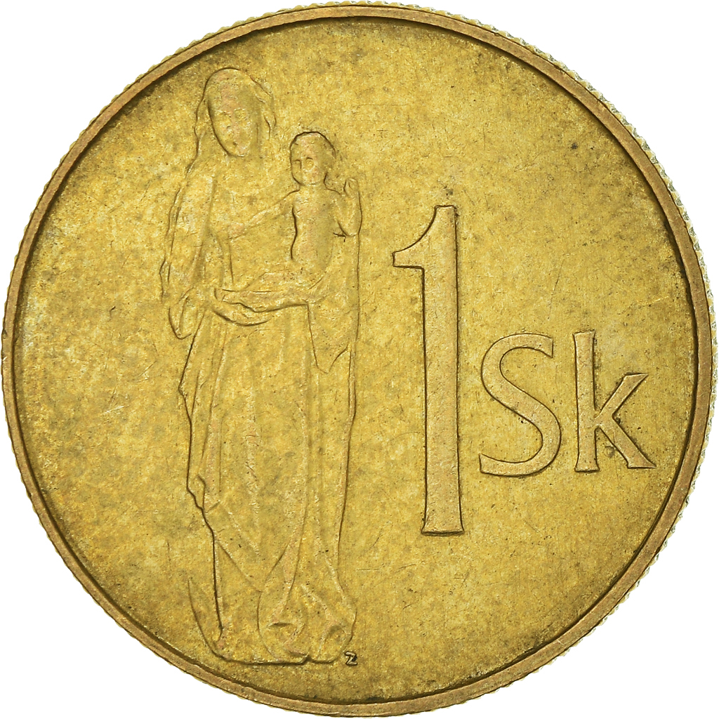 Moneda, Eslovaquia, Koruna, 1995