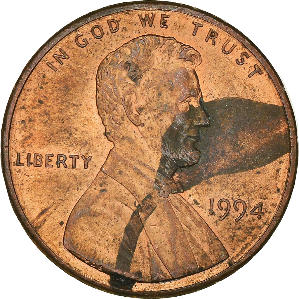 Moneda, Estados Unidos, Cent, 1994