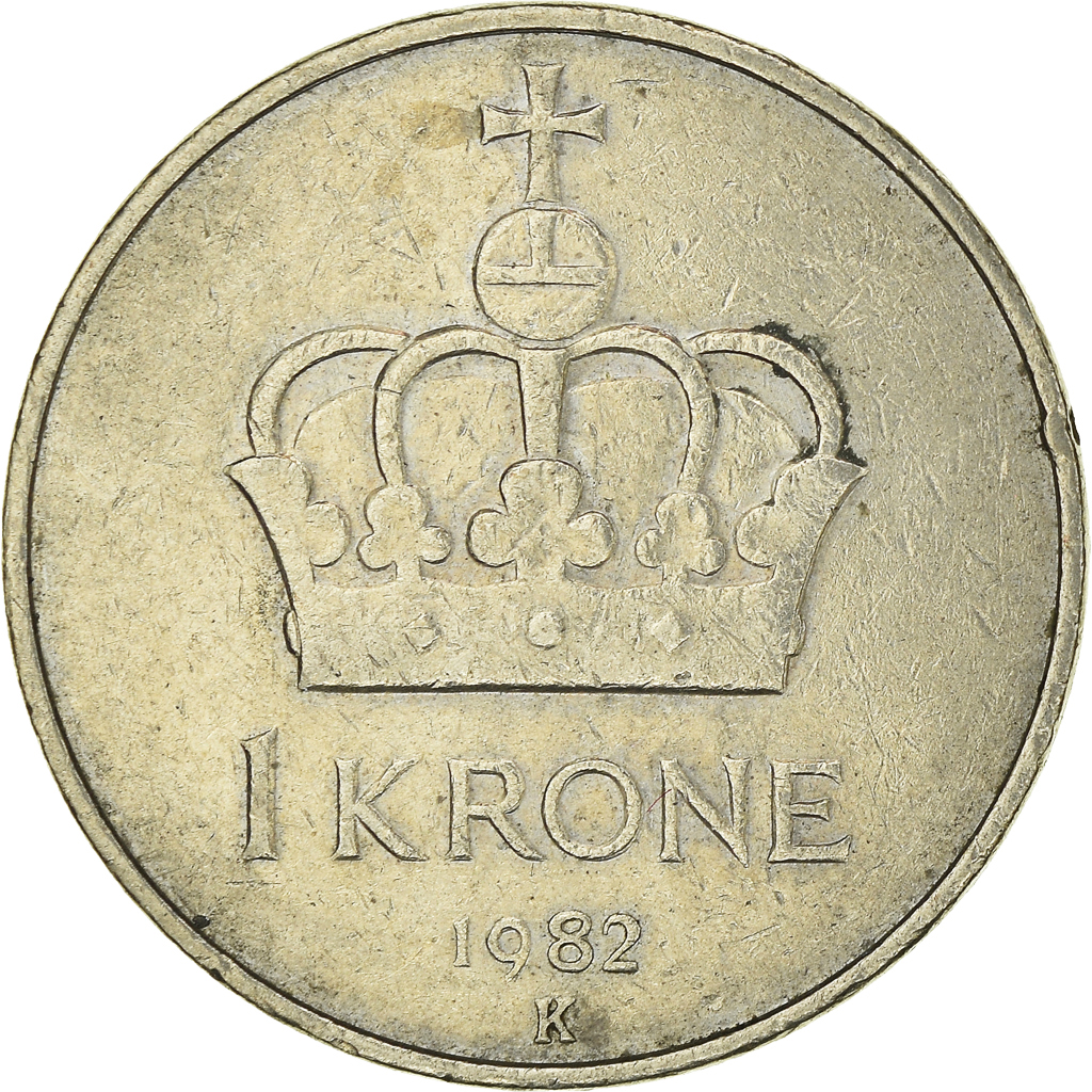 Moneda, Noruega, Krone, 1982
