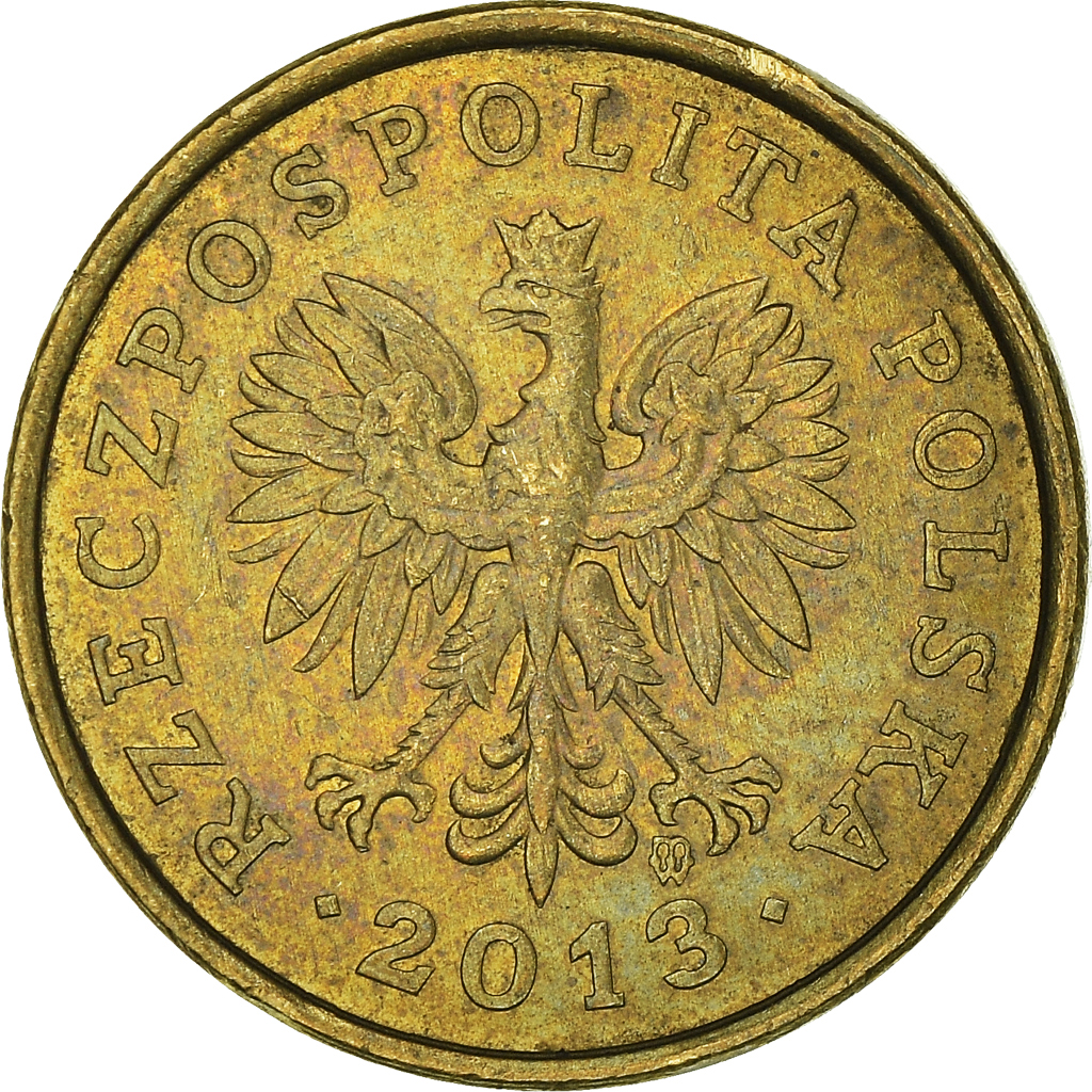Moneda, Polonia, 2 Grosze, 2013