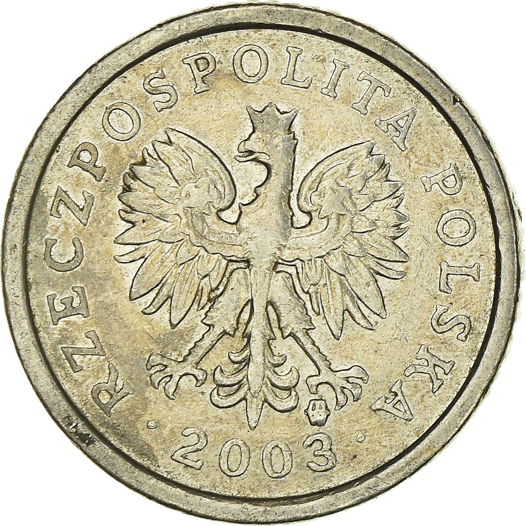 Moneda, Polonia, Grosz, 2003