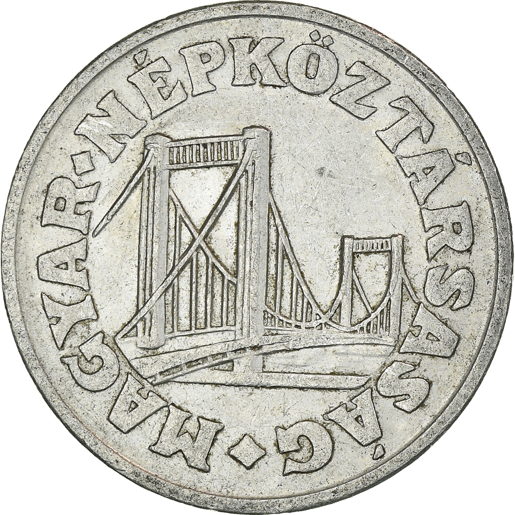 Moneda, Hungría, 50 Fillér, 1969