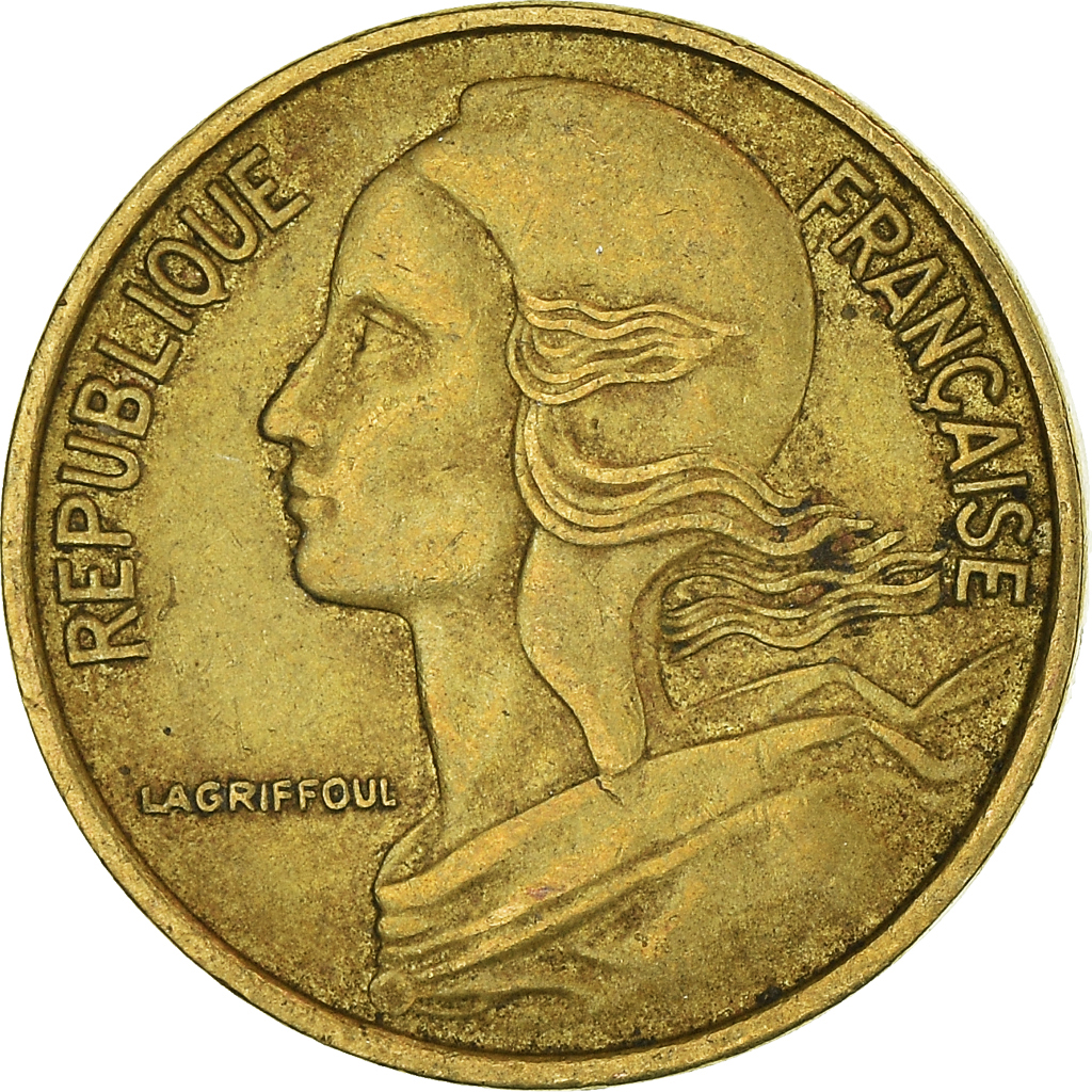 Moneda, Francia, 5 Centimes, 1971