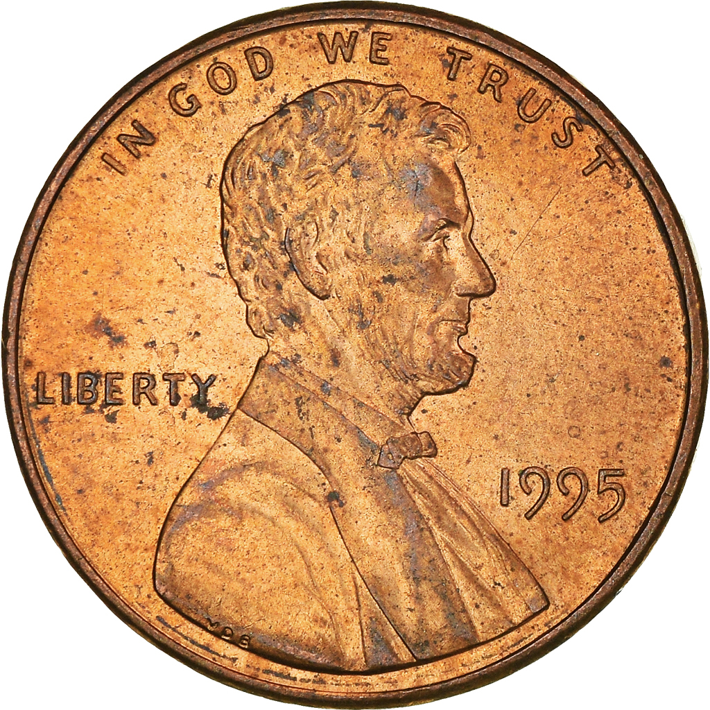 Moneda, Estados Unidos, Cent, 1995