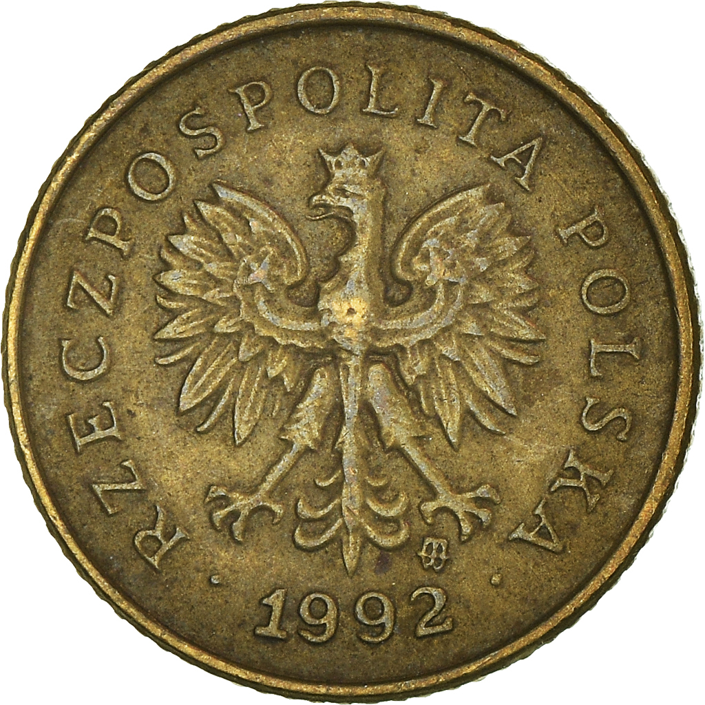 Moneda, Polonia, Grosz, 1992