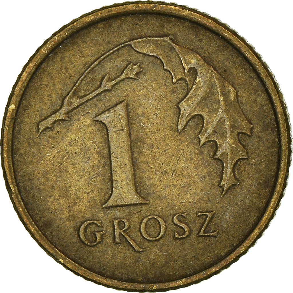 Moneda, Polonia, Grosz, 1992