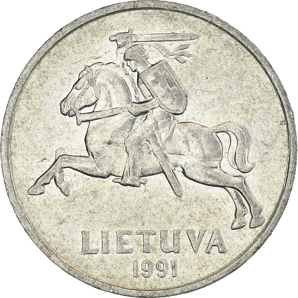 Moneda, Lituania, 2 Centai, 1991