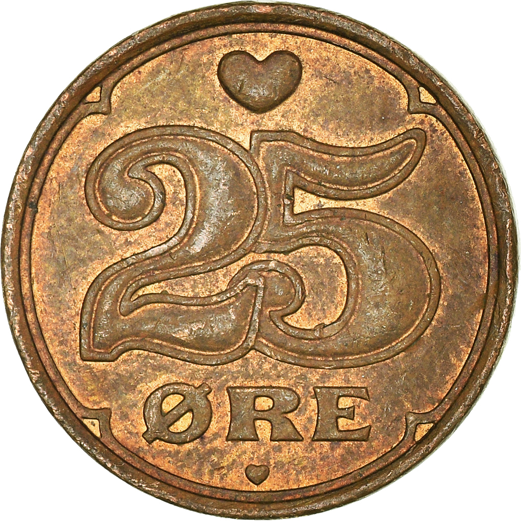 Moneda, Dinamarca, 25 Öre, 2006