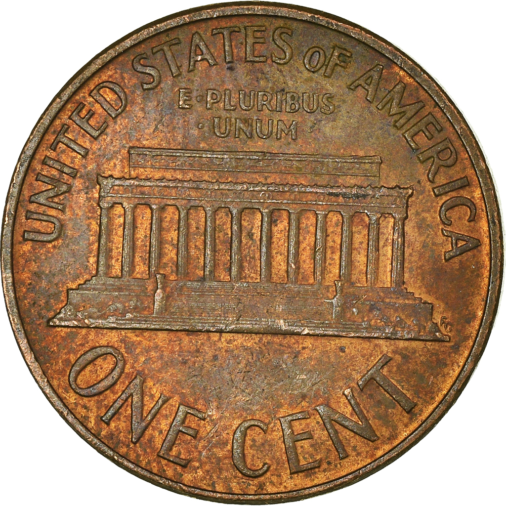 Moneda, Estados Unidos, Cent, 1960