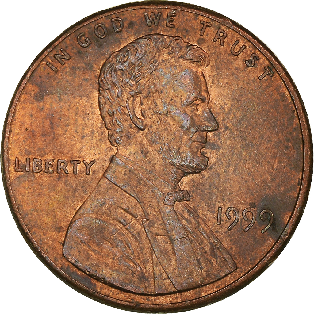 Moneda, Estados Unidos, Cent, 1999