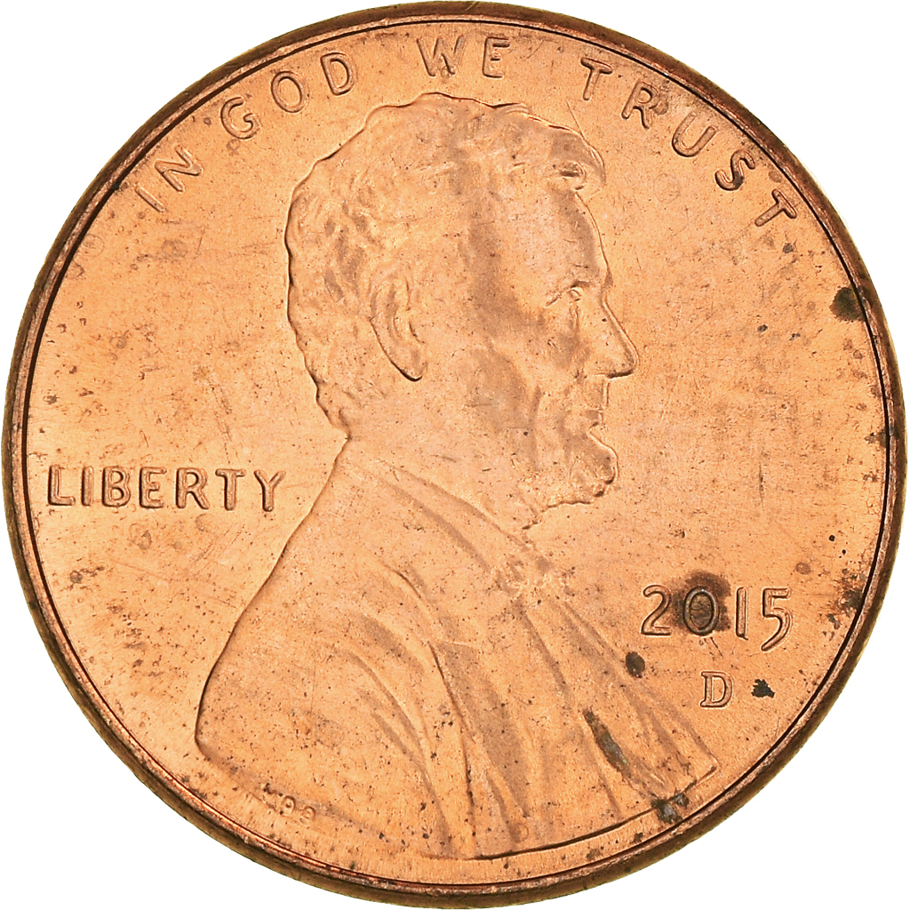 Moneda, Estados Unidos, Cent, 2015