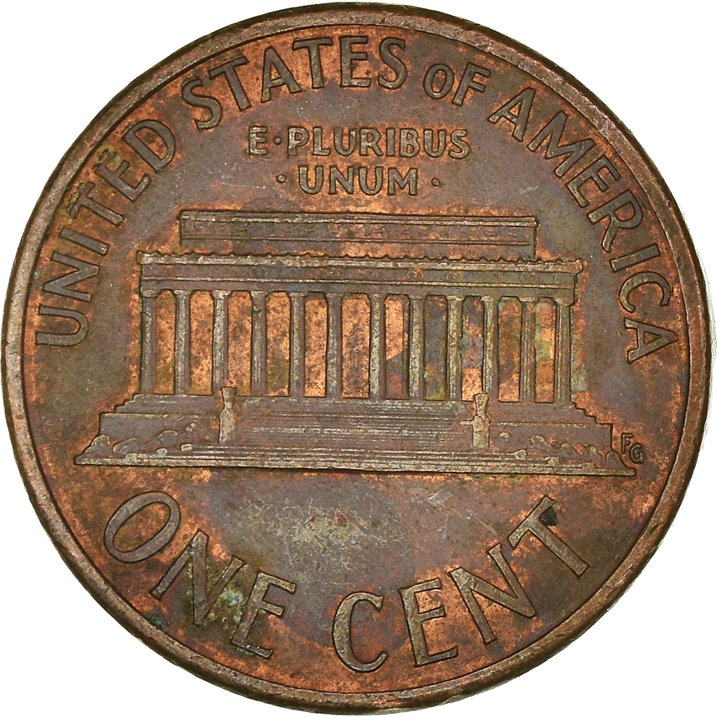 Moneda, Estados Unidos, Cent, 1991