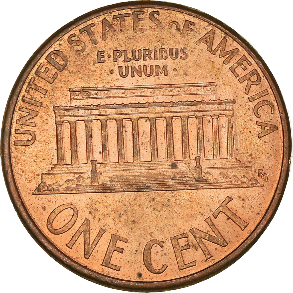 Moneda, Estados Unidos, Cent, 1996