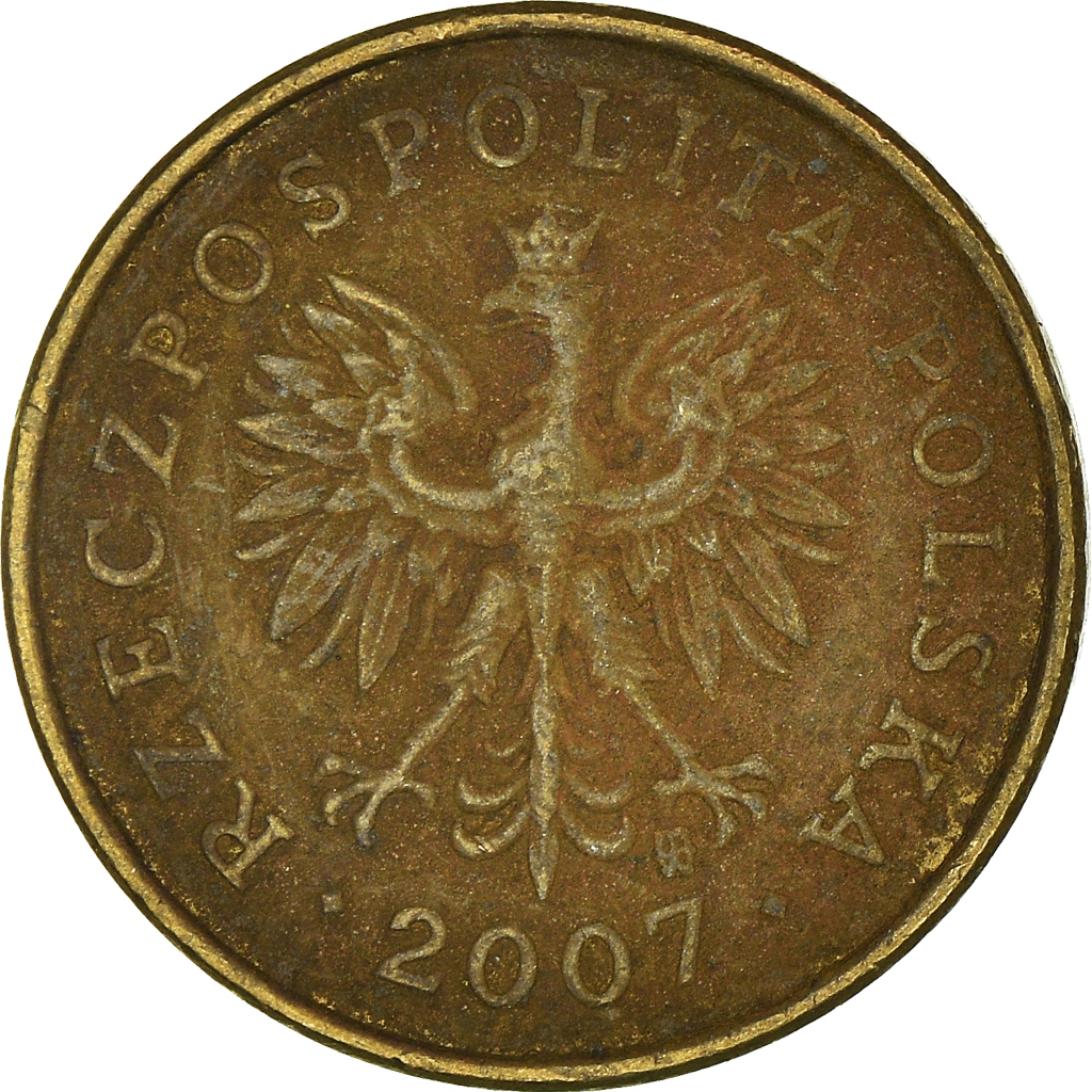 Moneda, Polonia, 2 Grosze, 2007