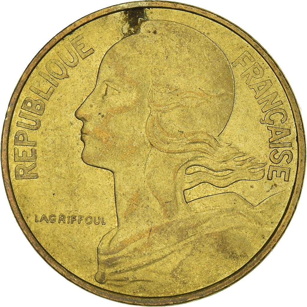 Moneda, Francia, 10 Centimes, 1981