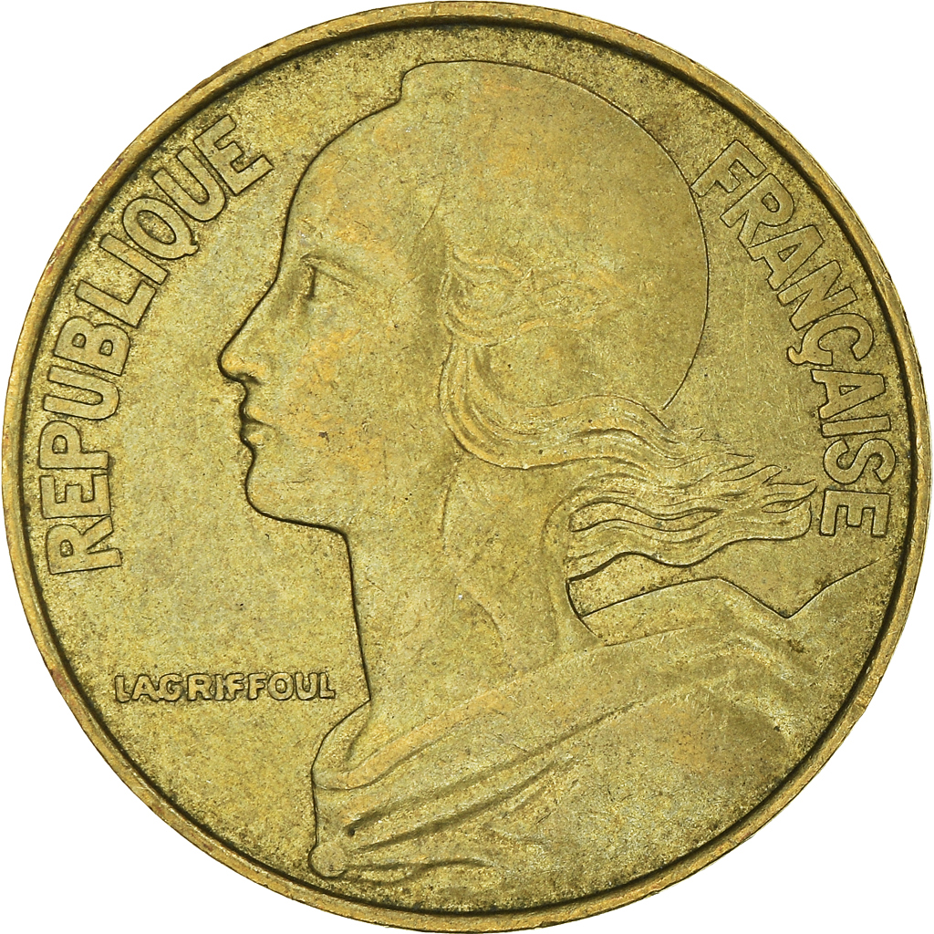 Moneda, Francia, 20 Centimes, 1994