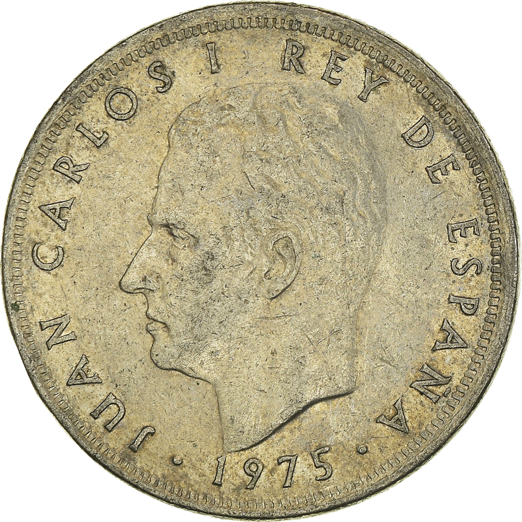 Moneda, España, 5 Pesetas, 1975 (79)